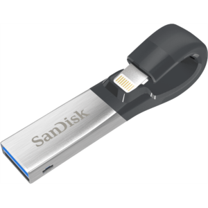 SANDISK SDIX4ON-O32G-GN6NN Ixpand mini flash drive USB 3.0 y lector lightning de 32 GB